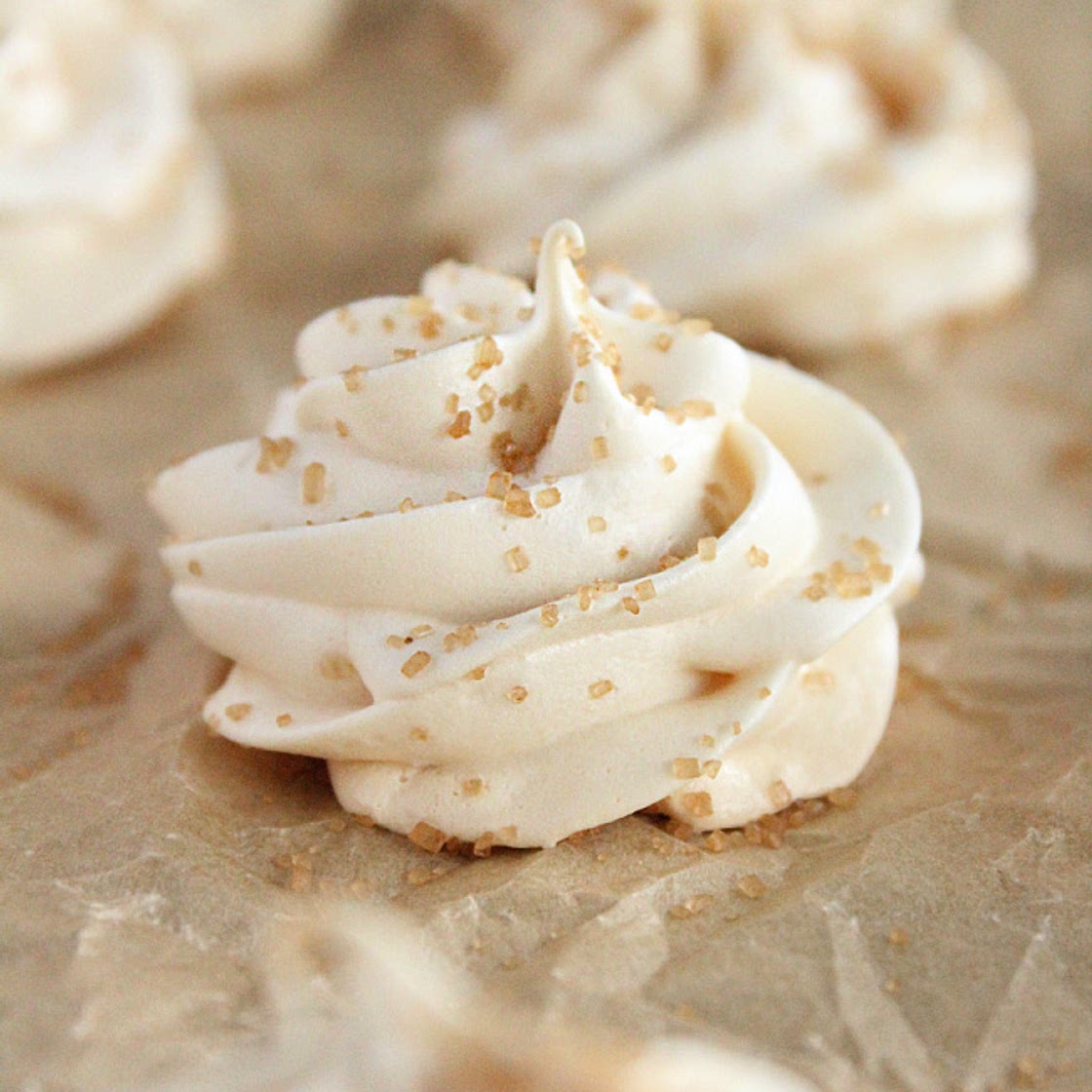 Maple Sugar Meringues