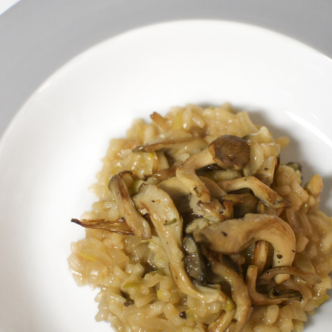 Mushroom and Leek Risotto
