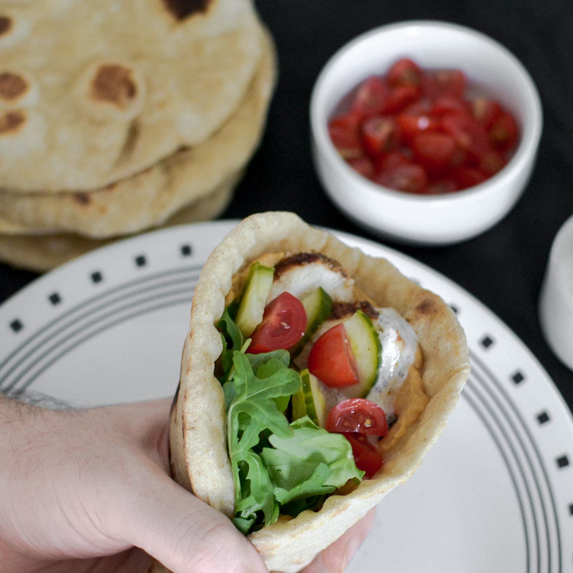 Oven Broiled Chicken Shawarma