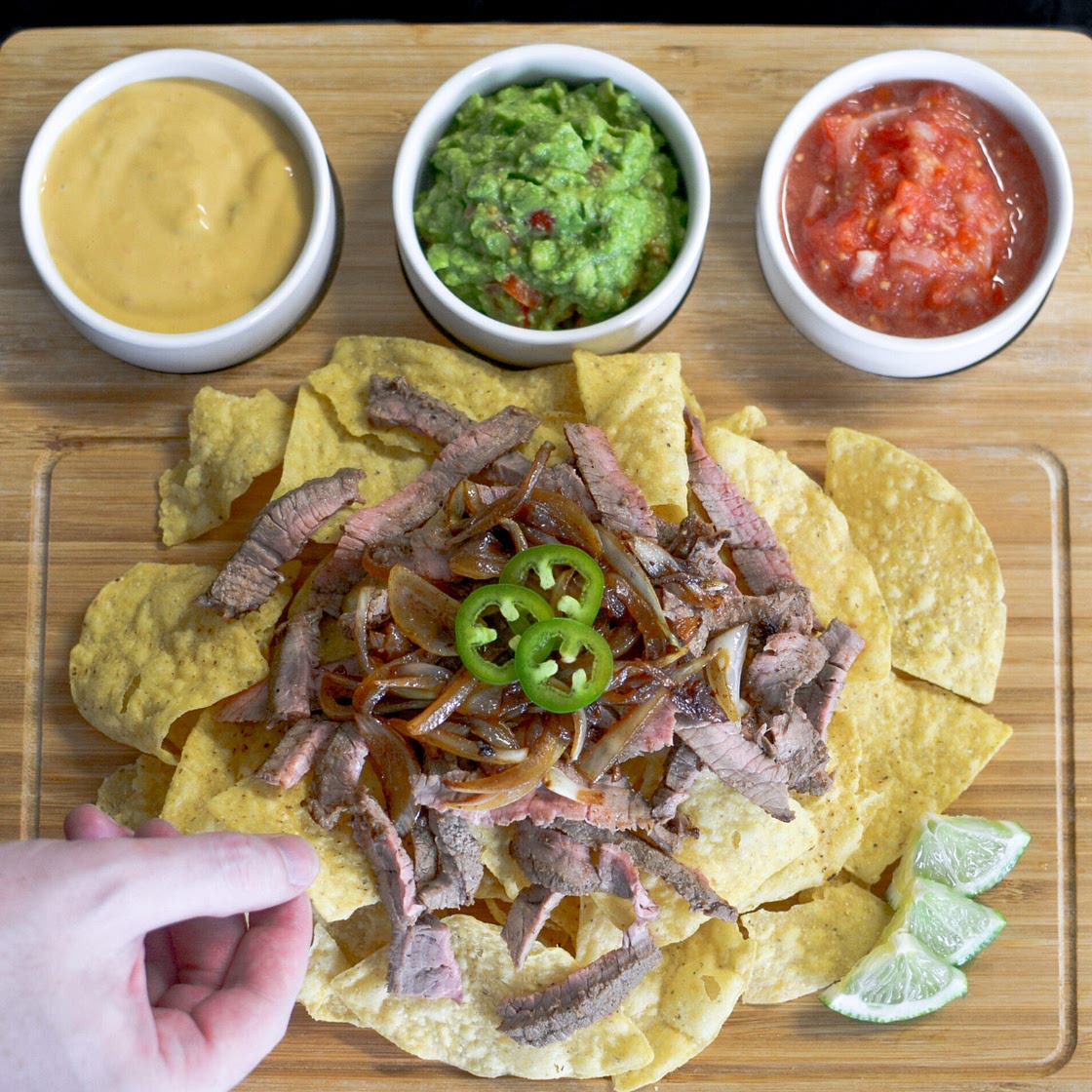 London Broil Nachos