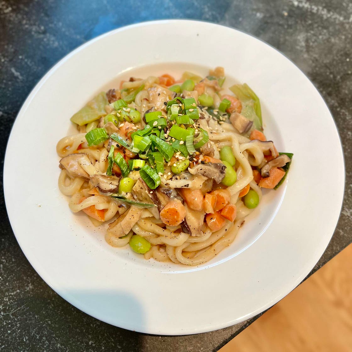 Peanut Udon Noodles