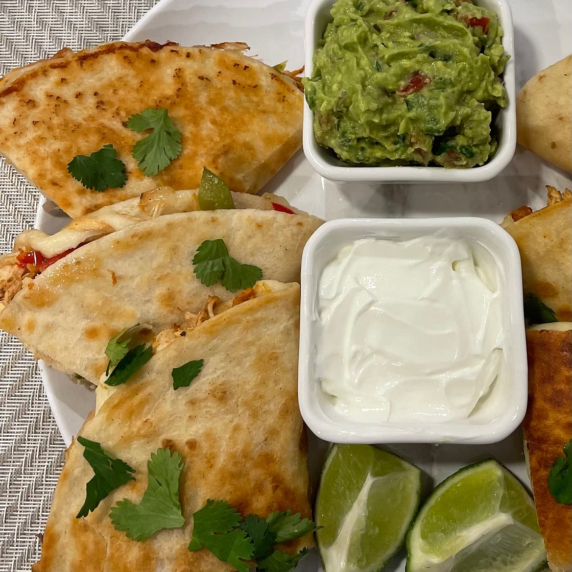 Chicken quesadillas 