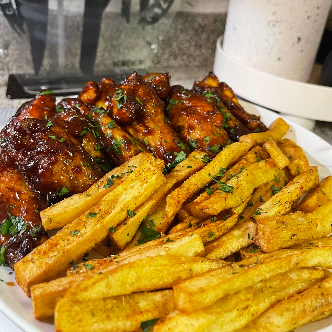 Hot Honey BBQ Wings