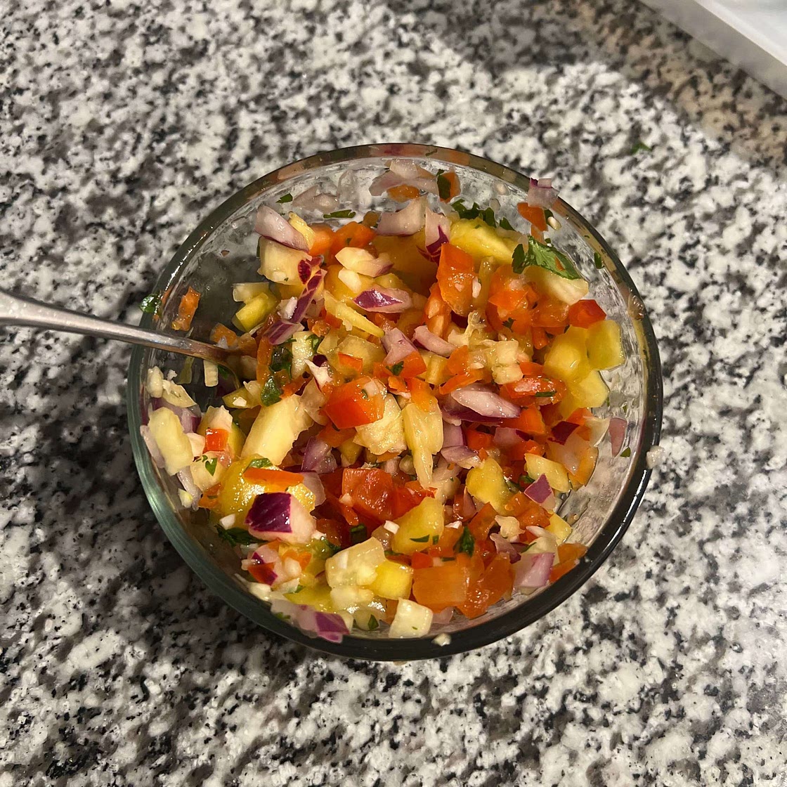 Pineapple Mango Habanero Salsa