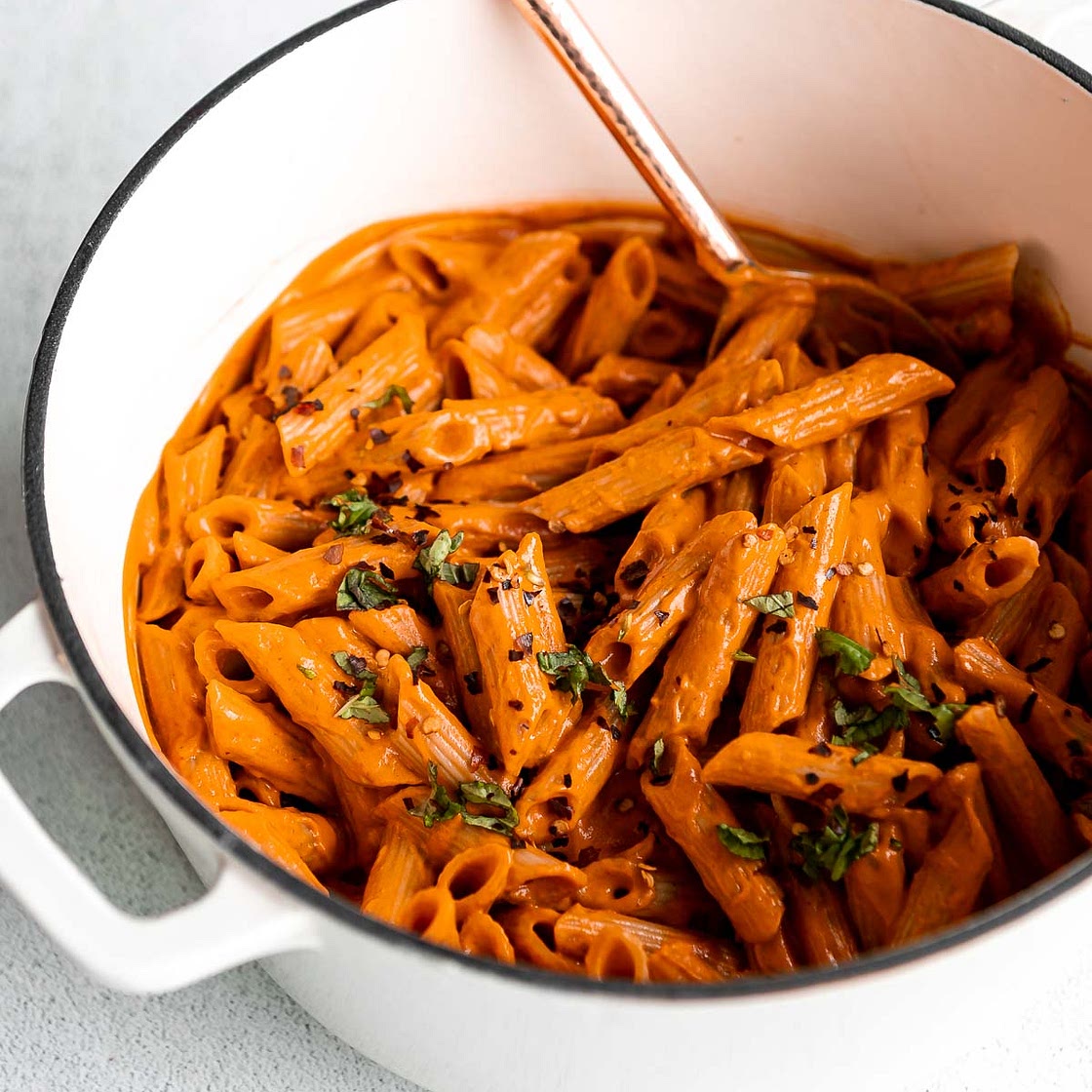 Spicy Red Pepper Vodka Pasta