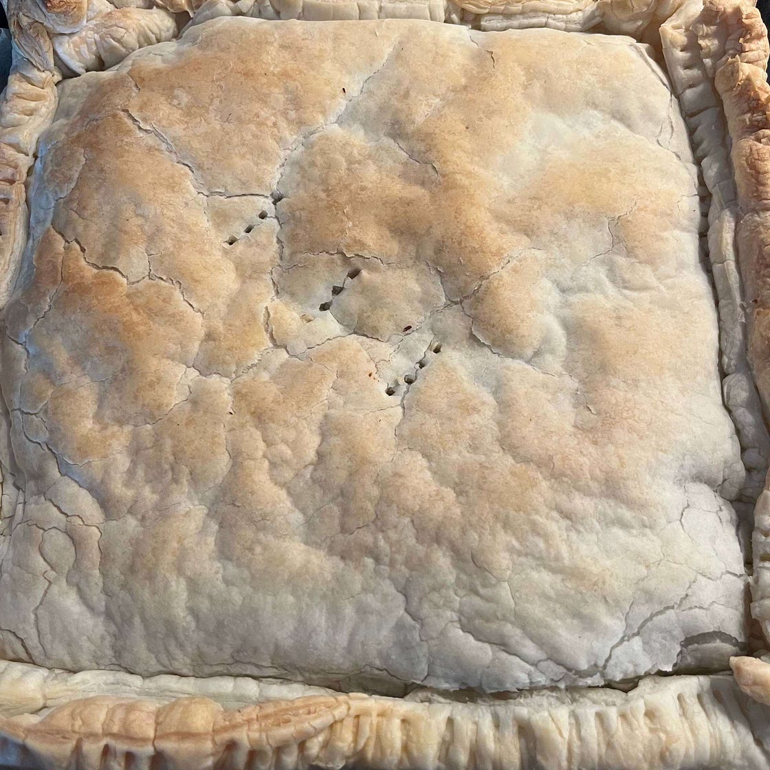 Chicken, Leek and Mushroom Pie