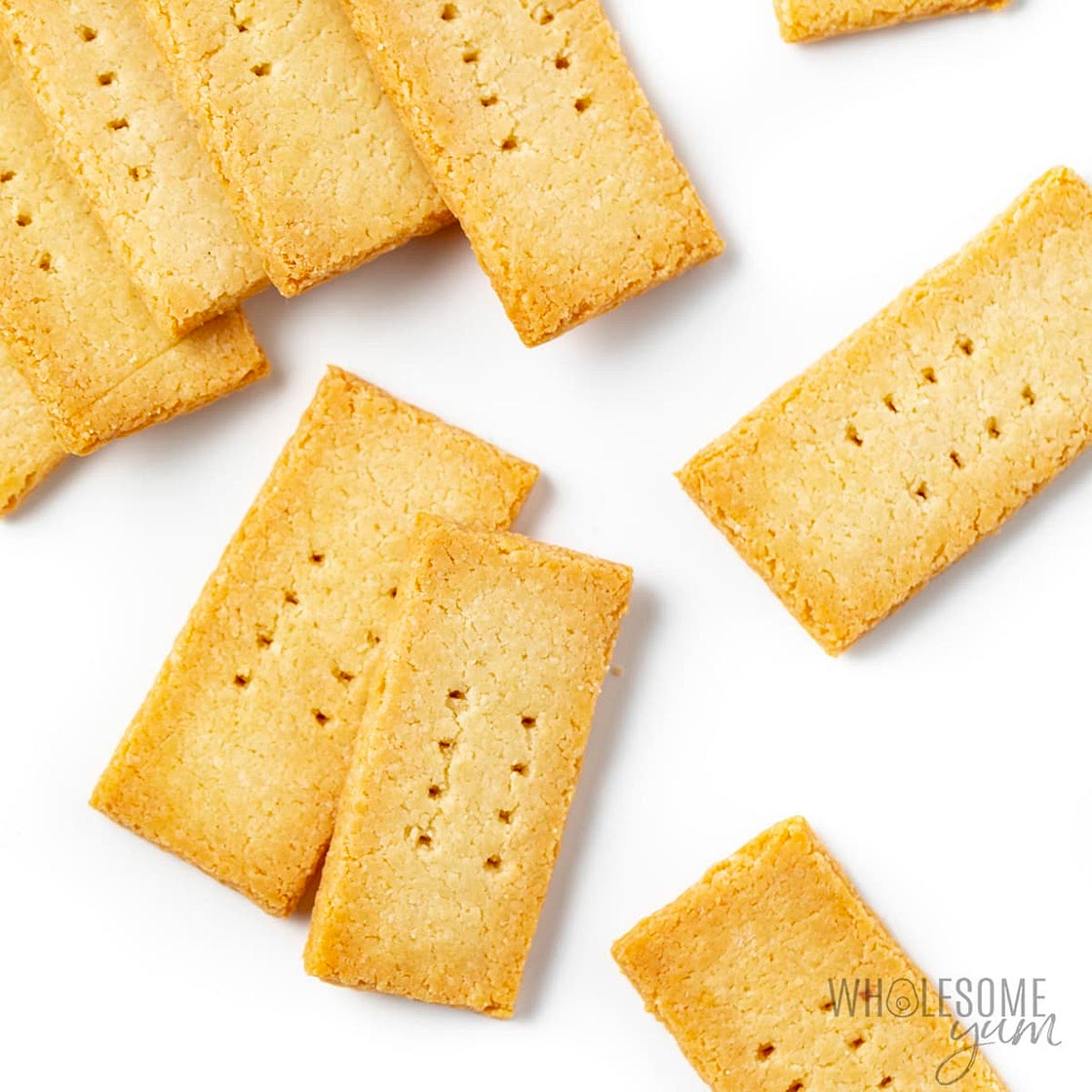 2-Ingredient Low Carb Keto Crackers Recipe (Almond Flour Crackers)