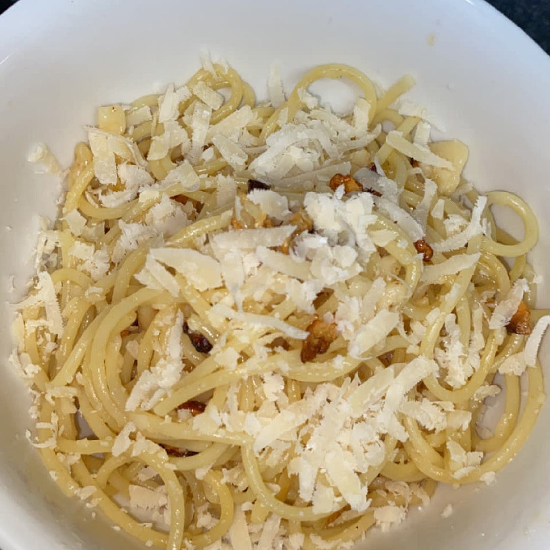 Garlic Parmesan Spaghetti