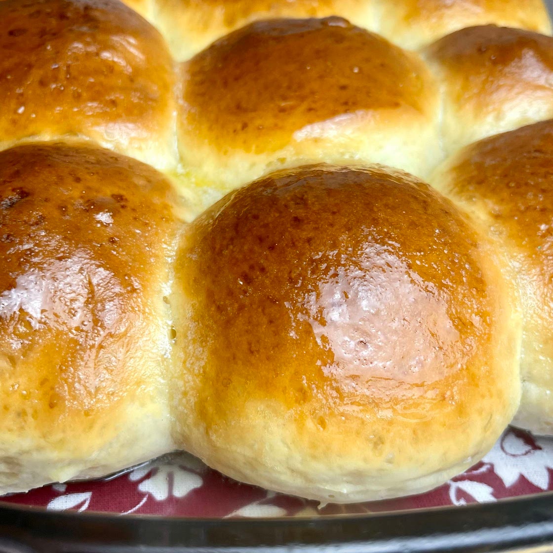 Soft fluffy bread rolls