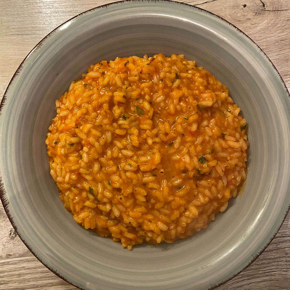 Roasted Pepper Risotto