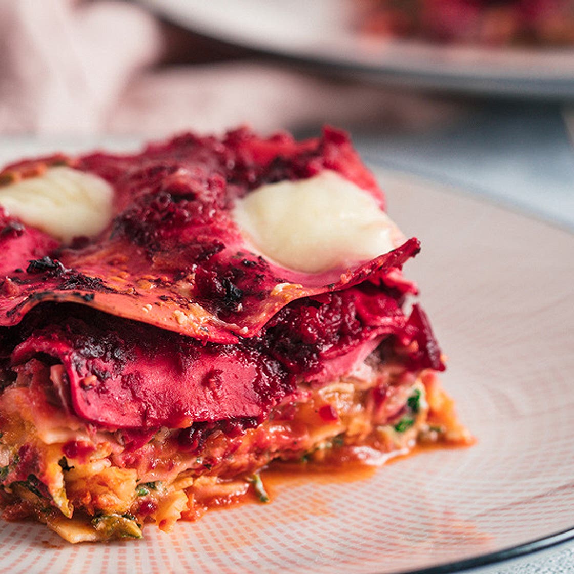 Lasagnes de betterave