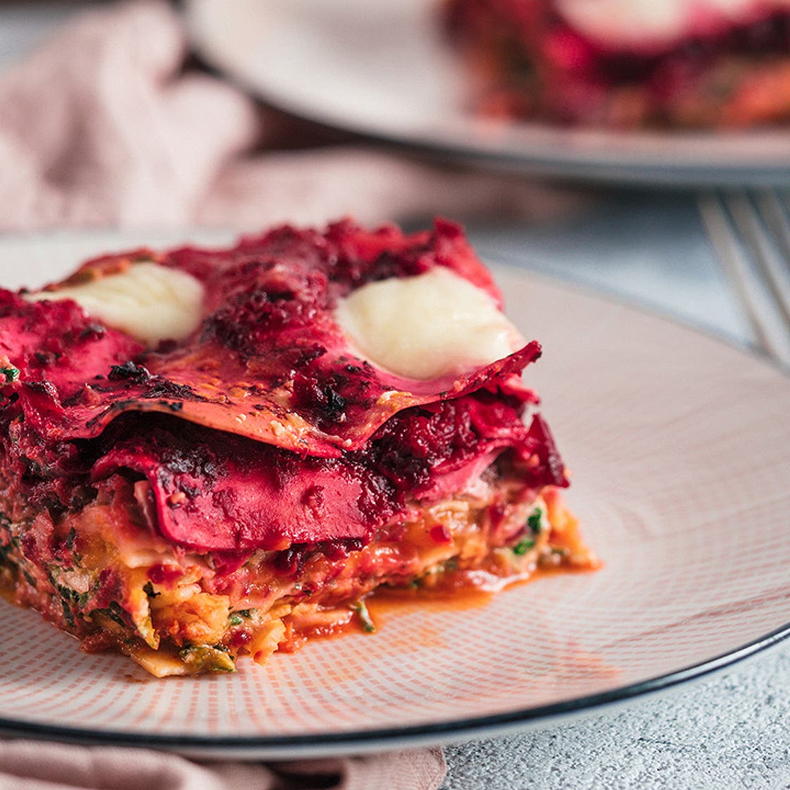 Lasagnes de betterave