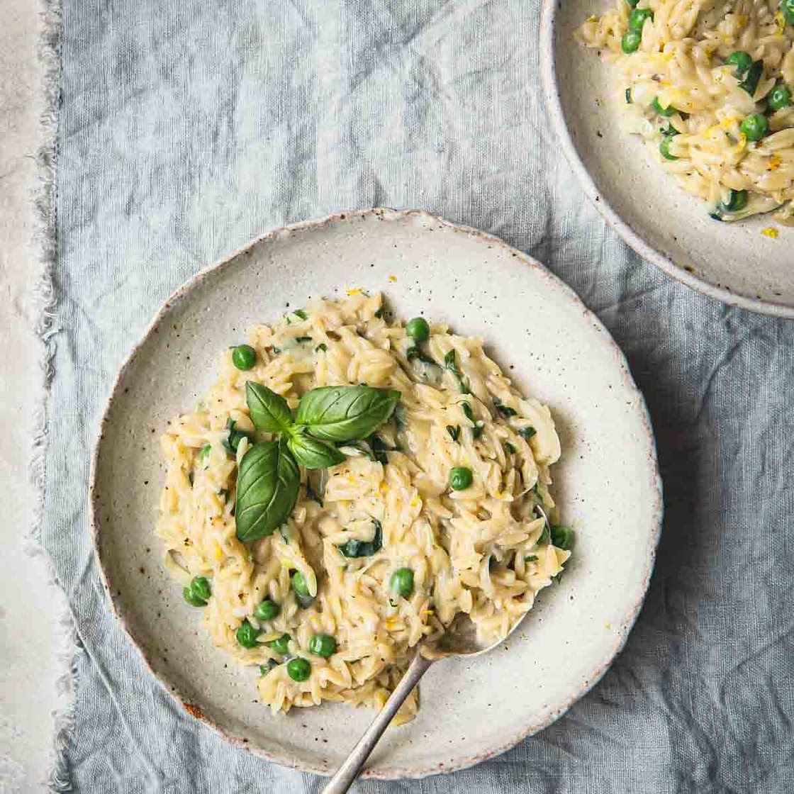 Creamy Lemon Orzo