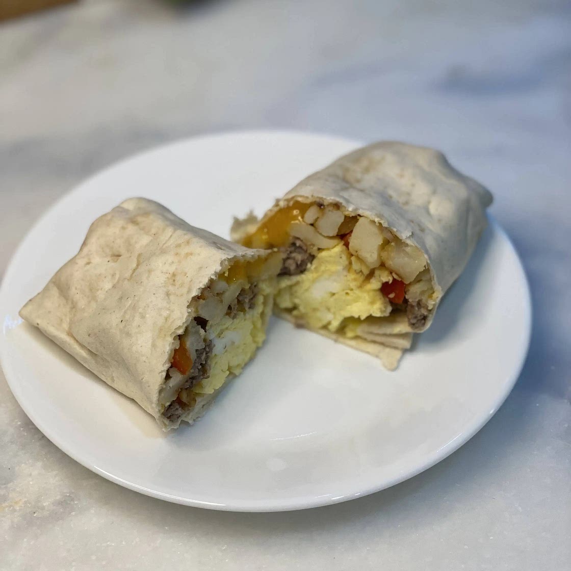 Healthy Freezer Breakfast Burritos