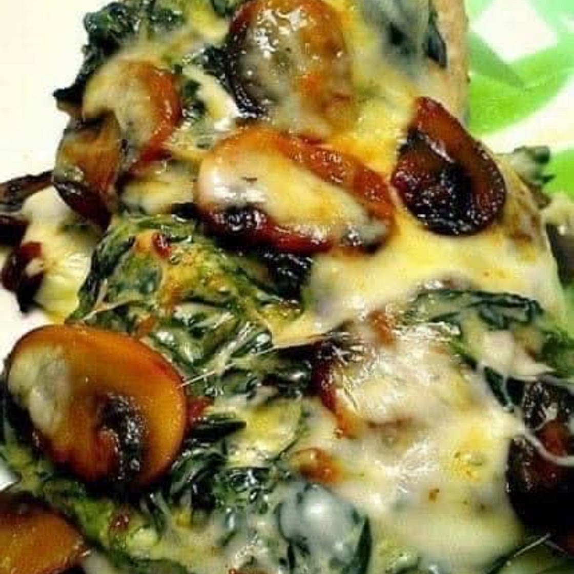 Spinach mushroom chicken