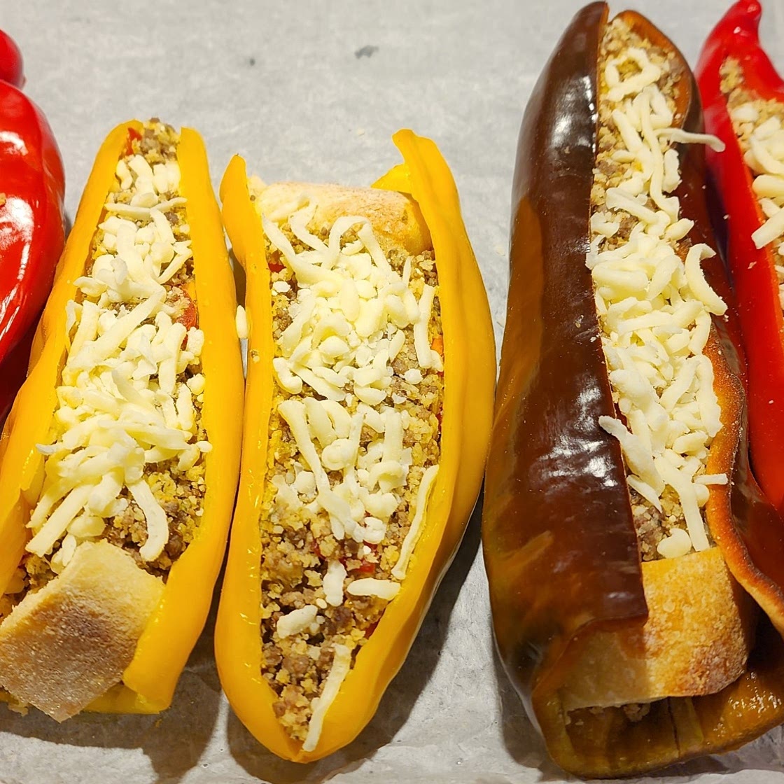 Peperoni imbottiti al forno (Air Fry)