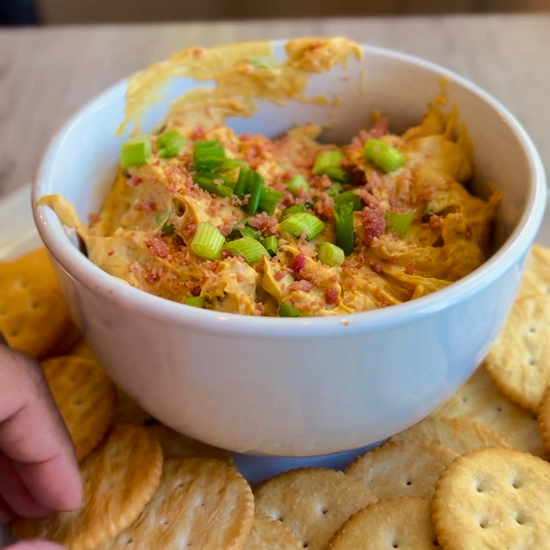 Thanksgiving Savory Pumpkin Appetizer Dip 