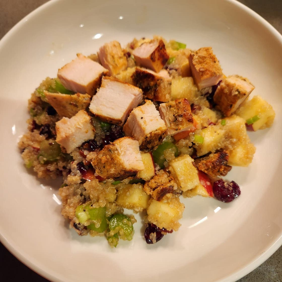 Cranberry Apple Quinoa Salad