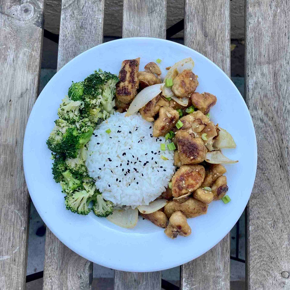 Sweet Sesame Tofu