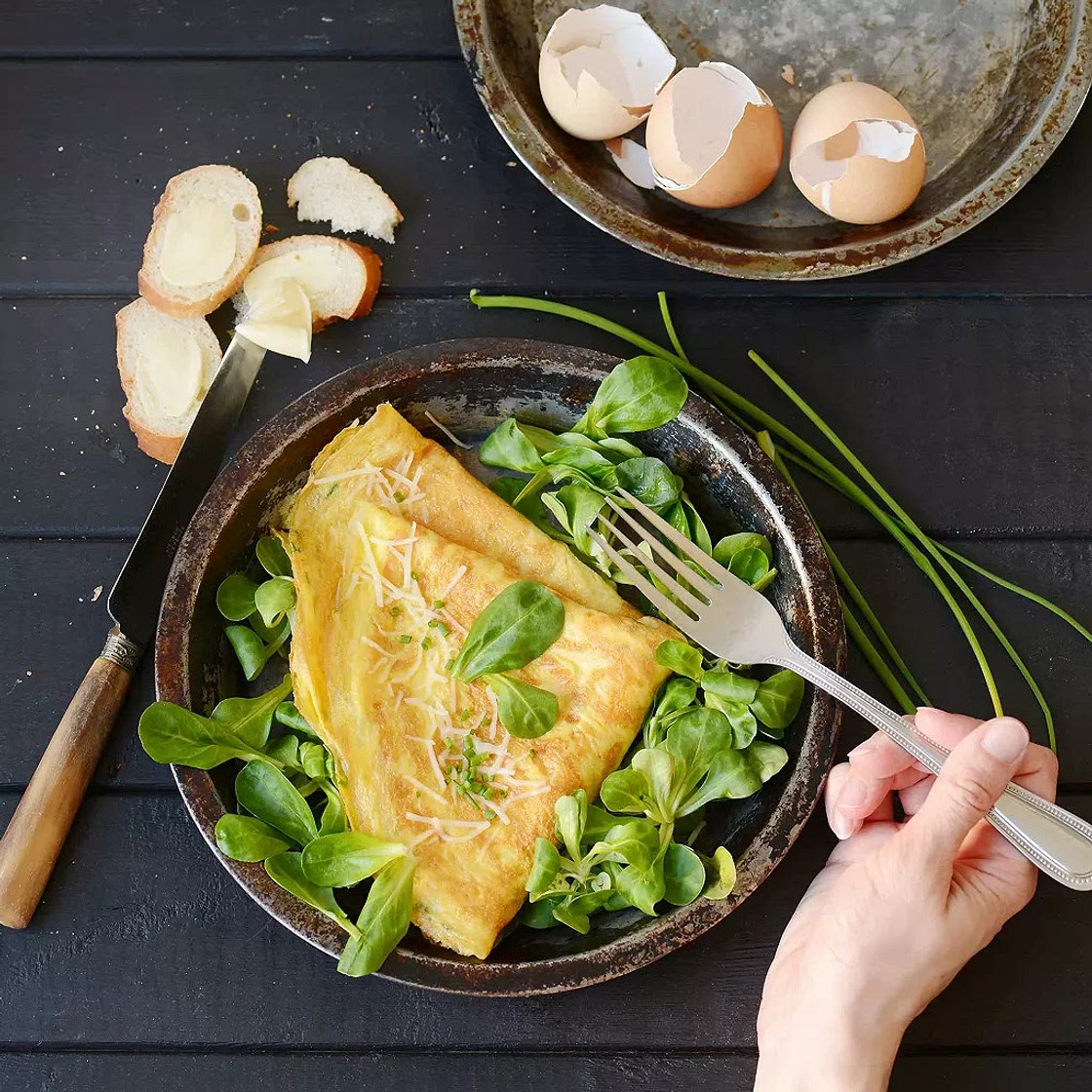 Omelette simple