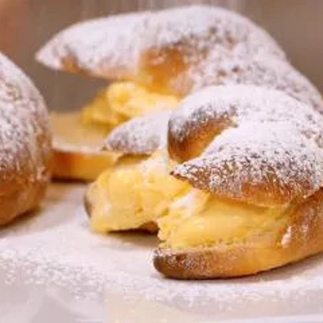 Brioches con gelato