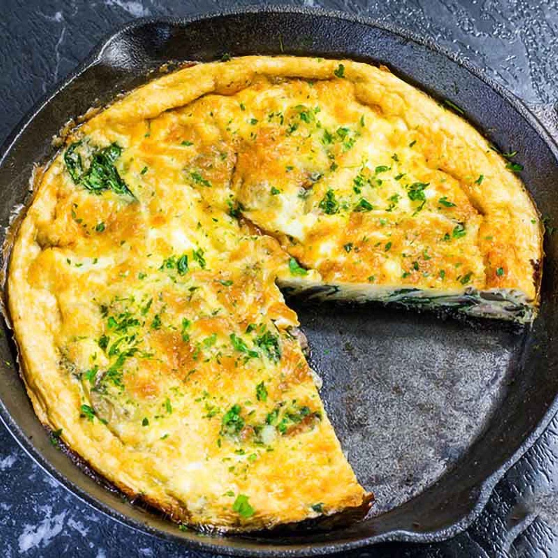 Keto Frittata - based on this recipe from myketokitchen.com