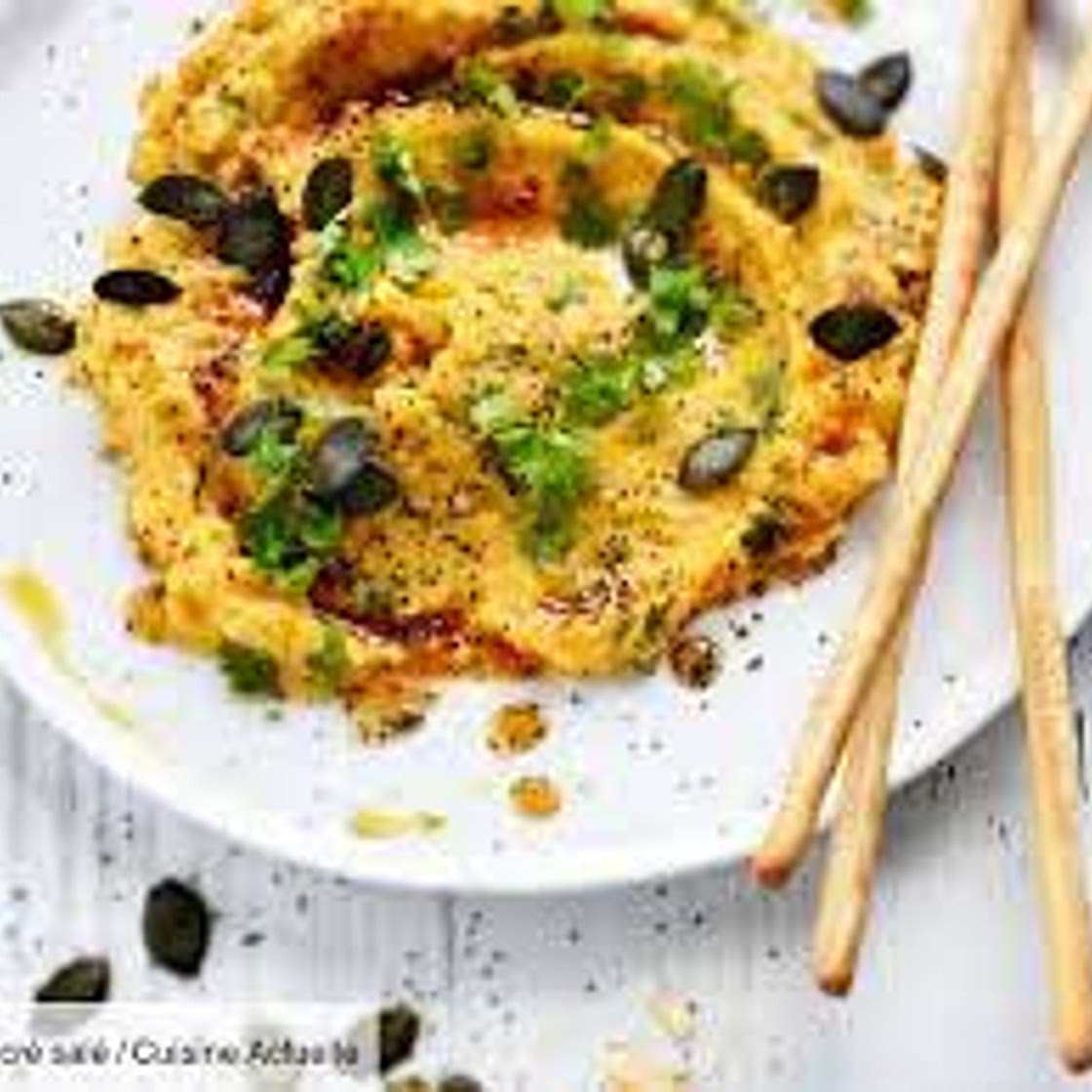 Butternut, houmous