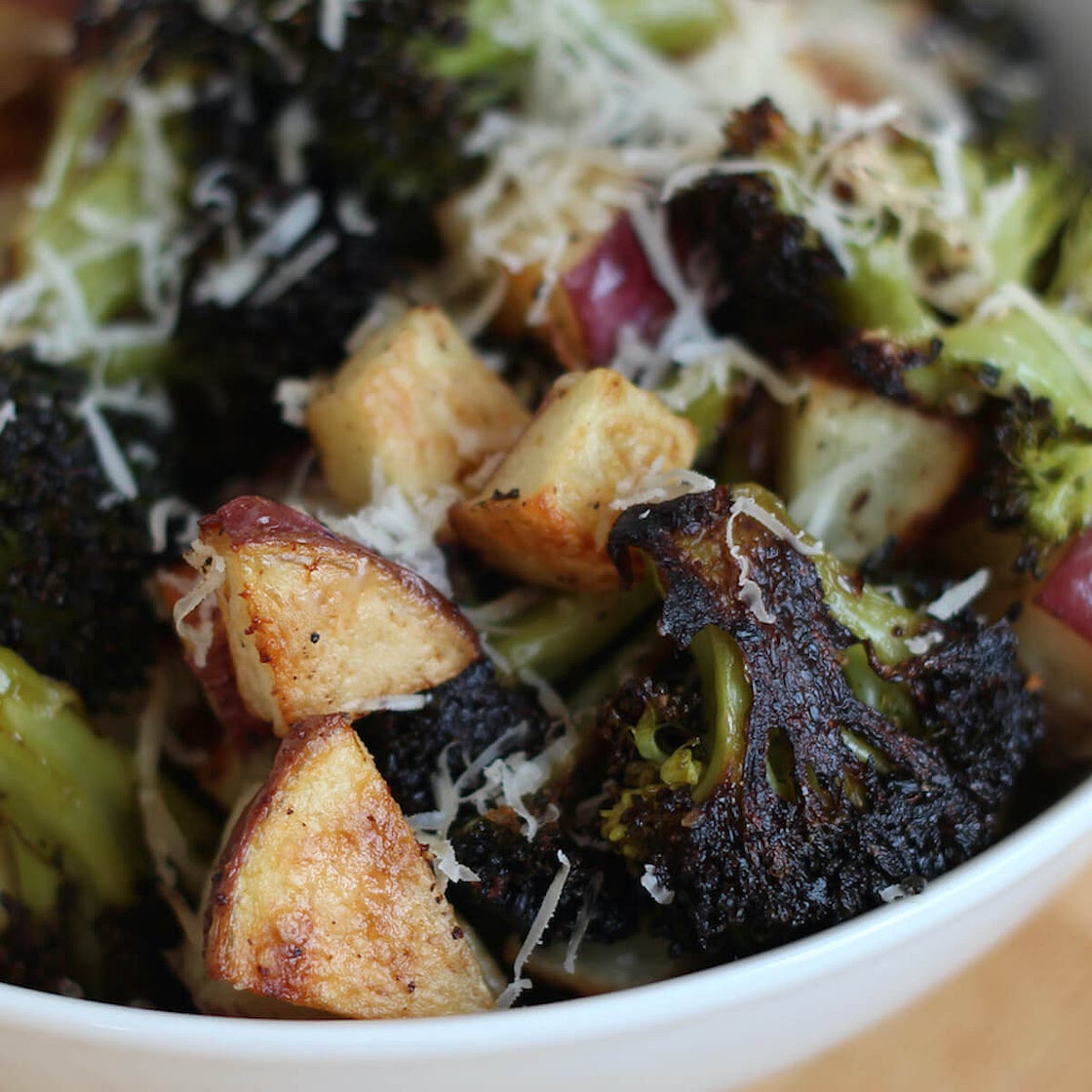 Roasted Potatoes and Broccoli