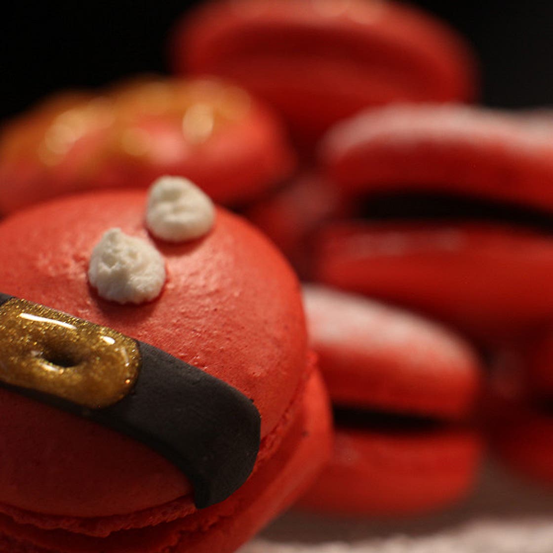 Macarons de Noël