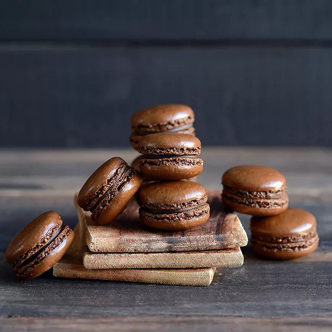 Macarons chocolat
