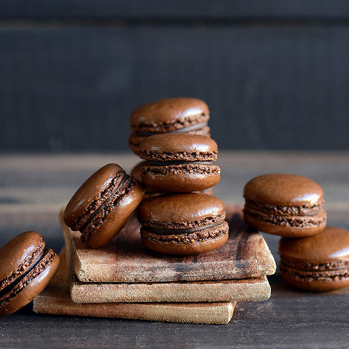 Macarons chocolat