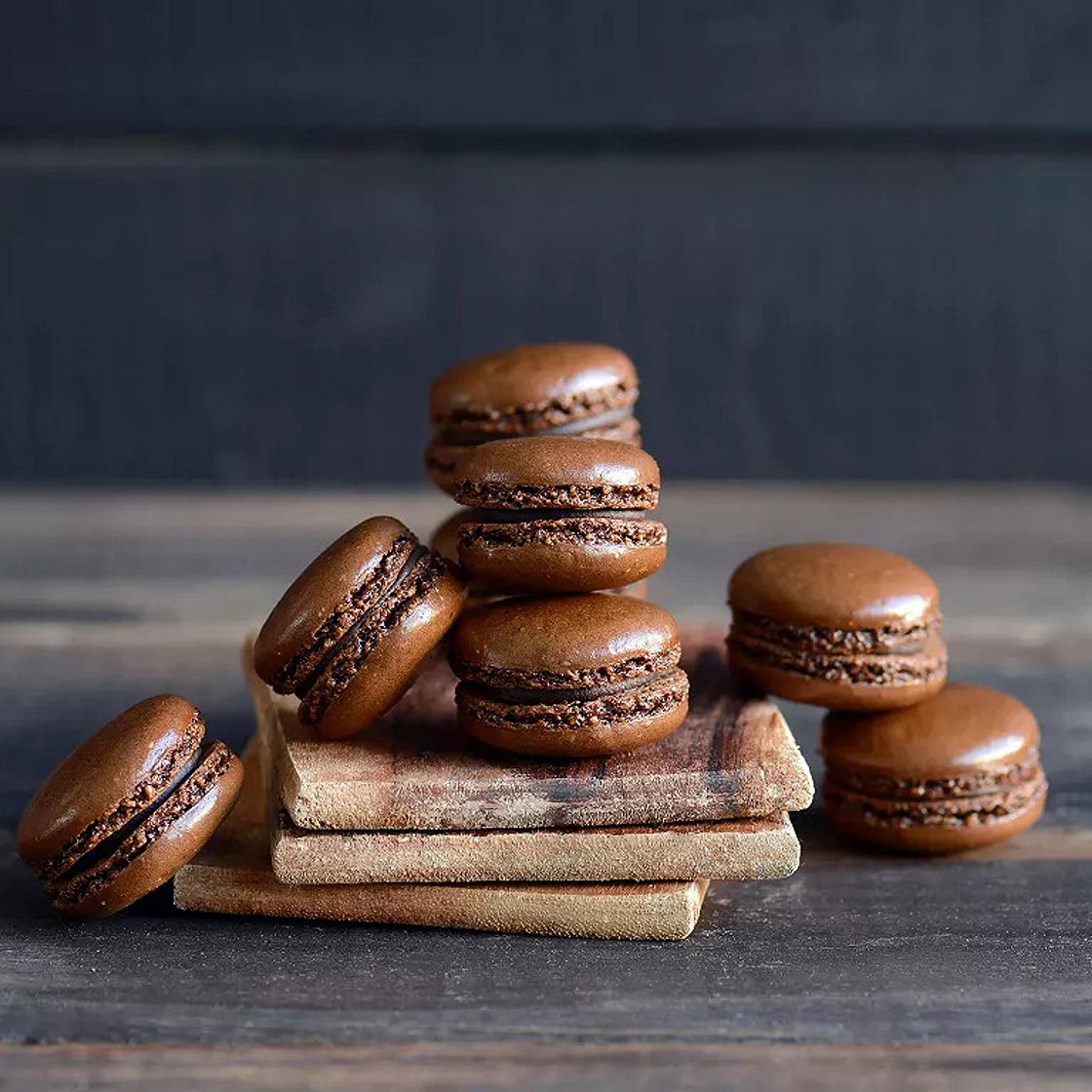 Macarons chocolat