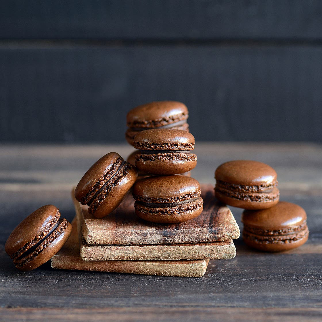Macarons chocolat