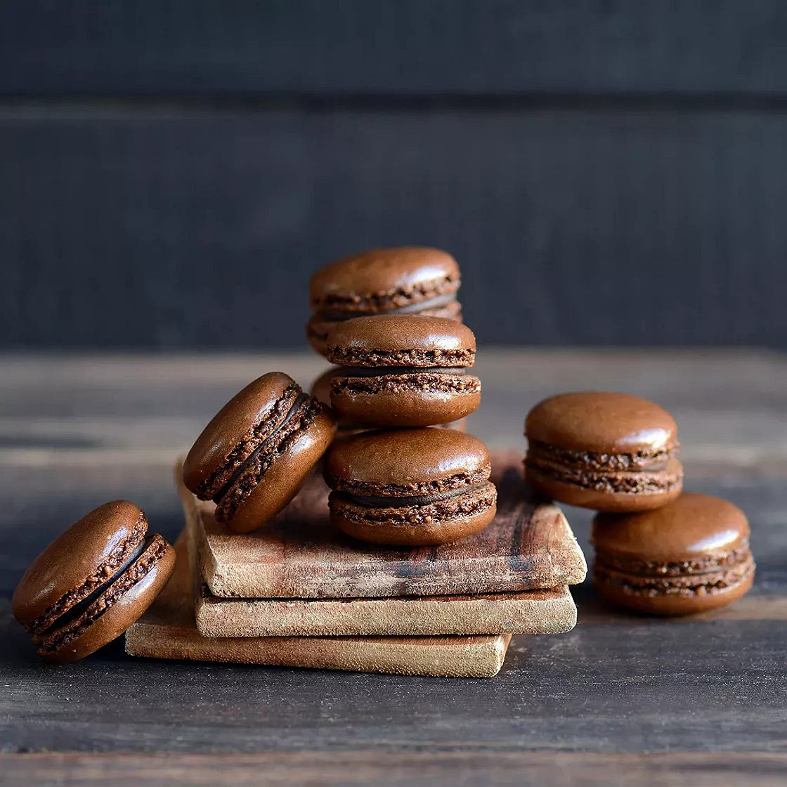 Macarons chocolat