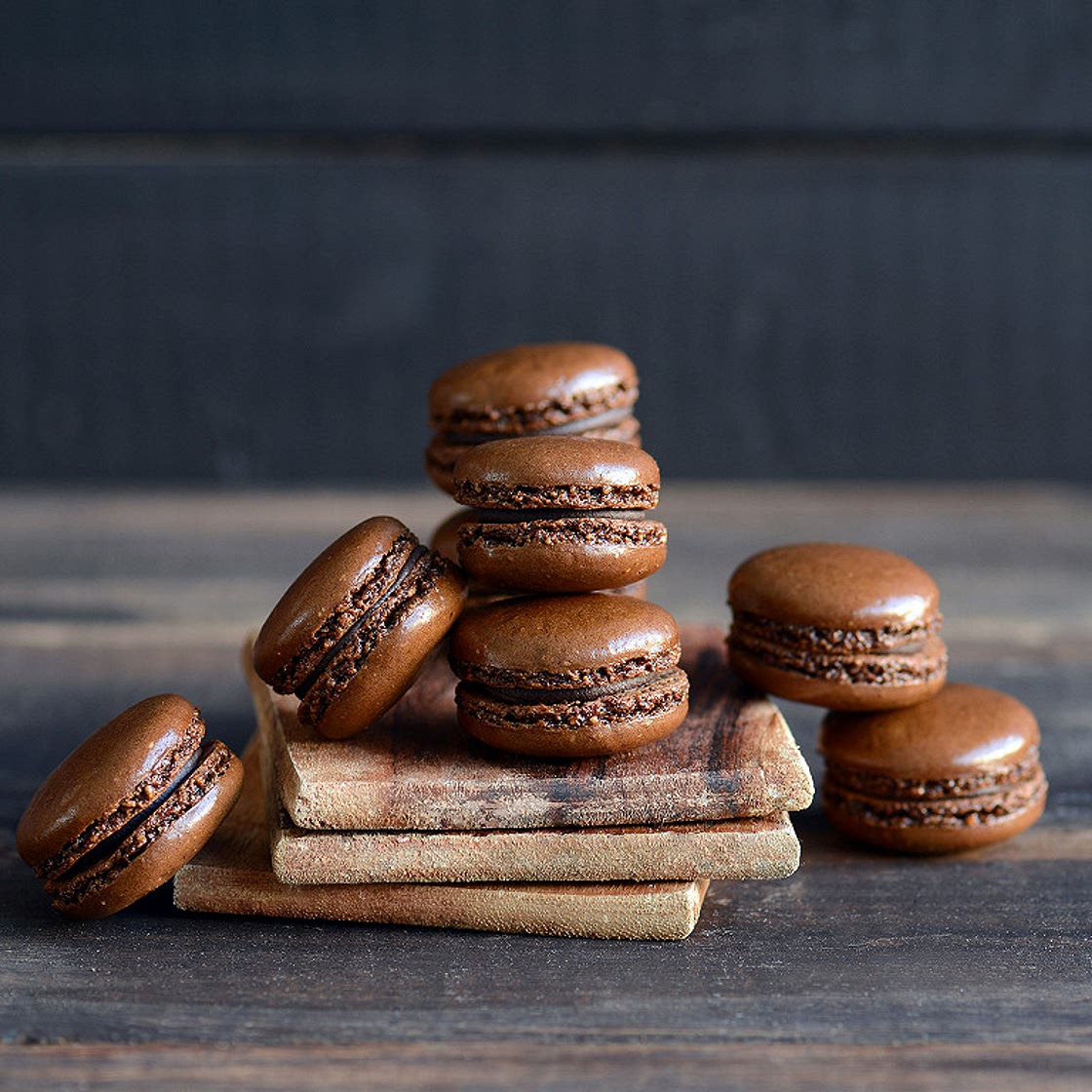 Macarons chocolat