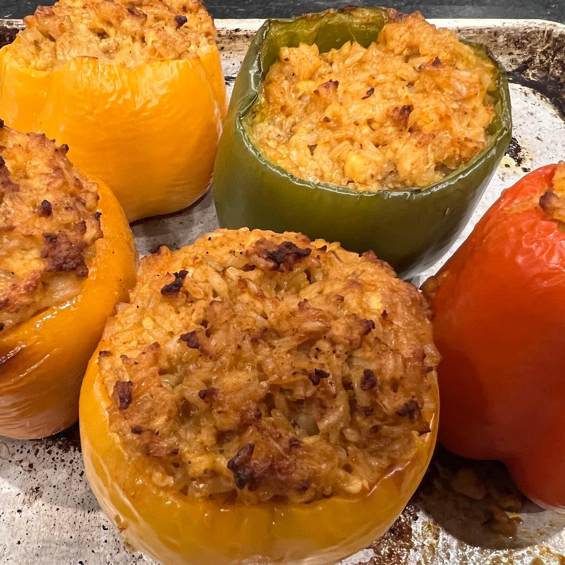 Turkey Stuffed Bell Peppers
