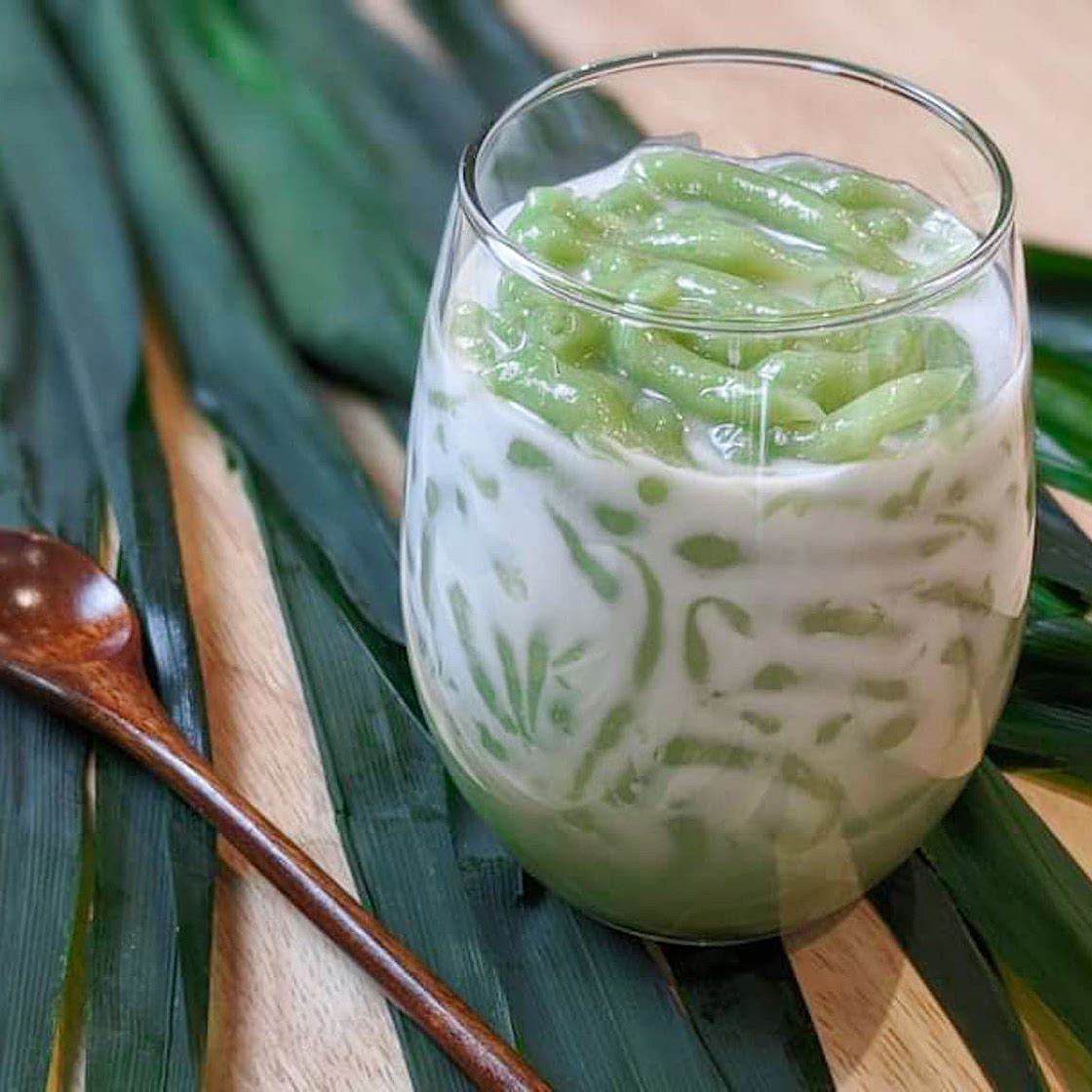 Banh lot/ cendol / lod chong (gelée de pandan)