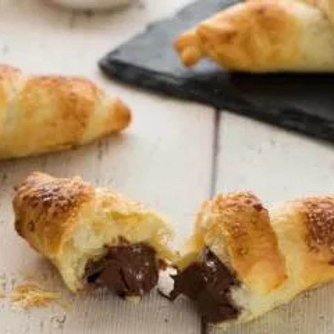 Mini croissant alla Nutella