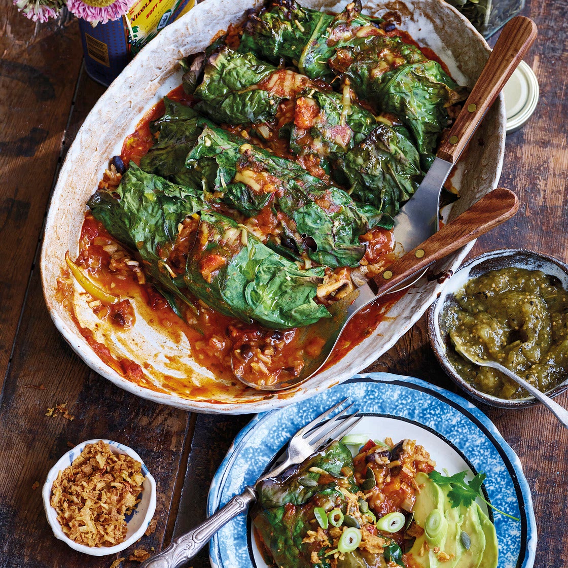 CHARD ENCHILADAS