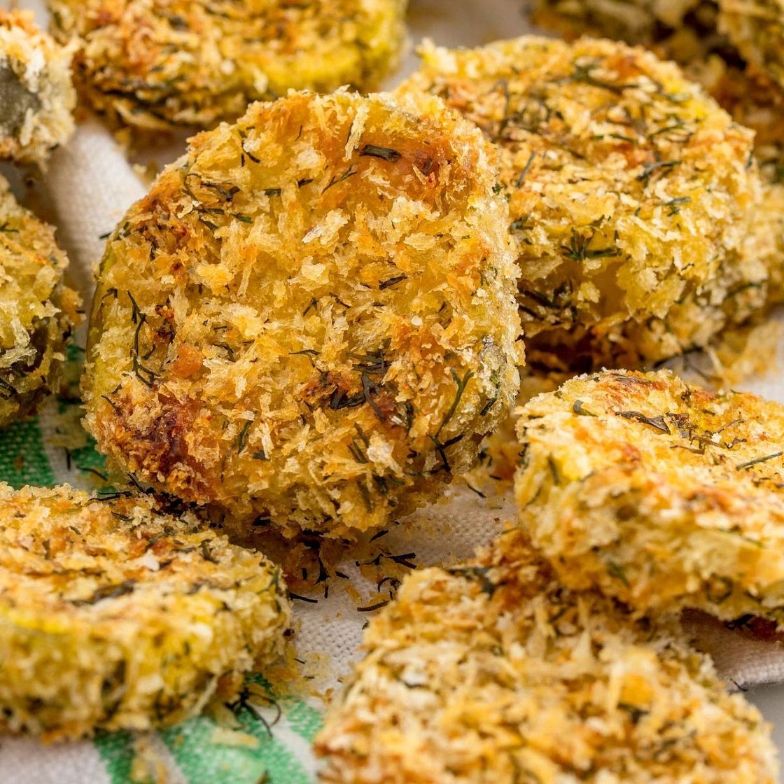 Oven-Fried Pickles
