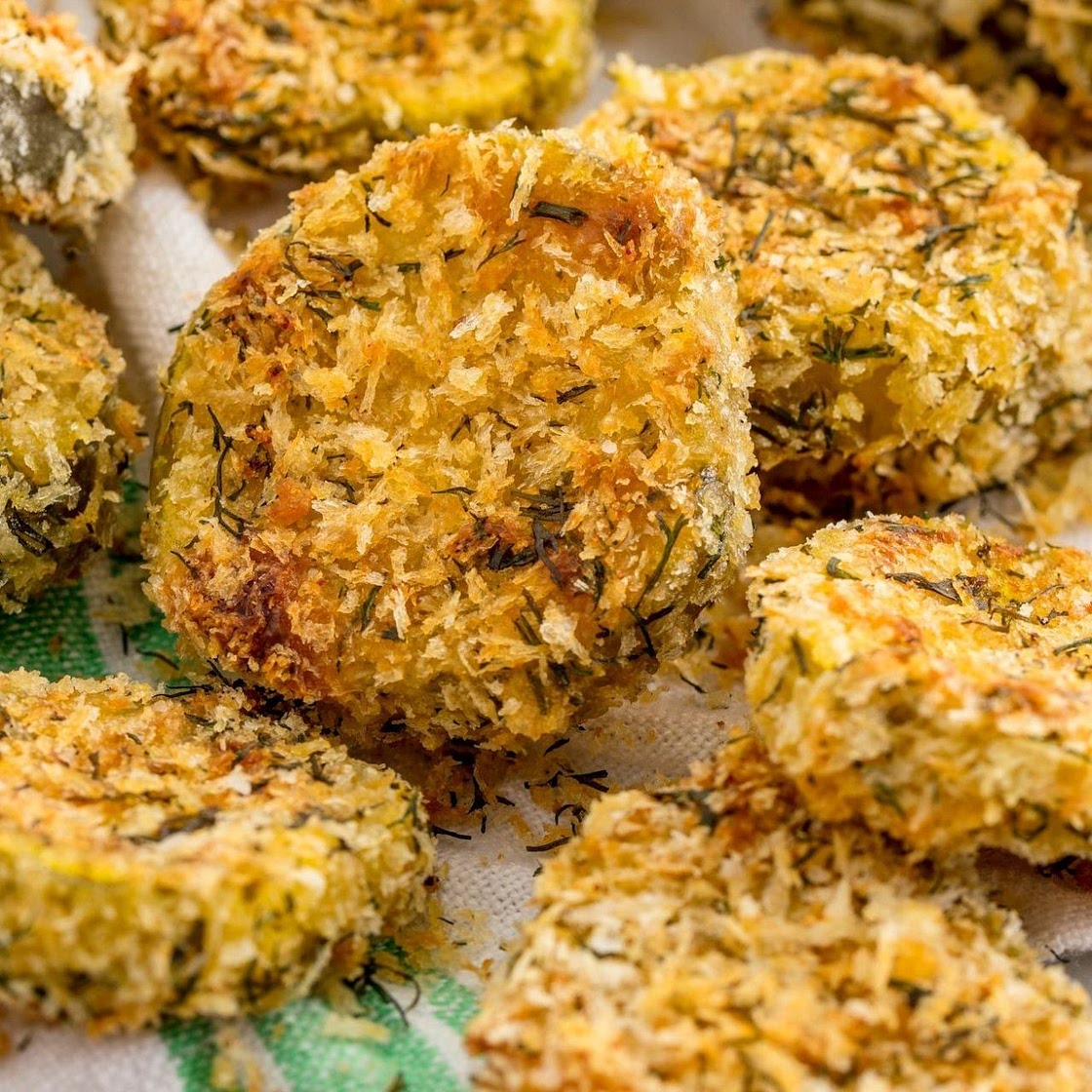 Oven-Fried Pickles