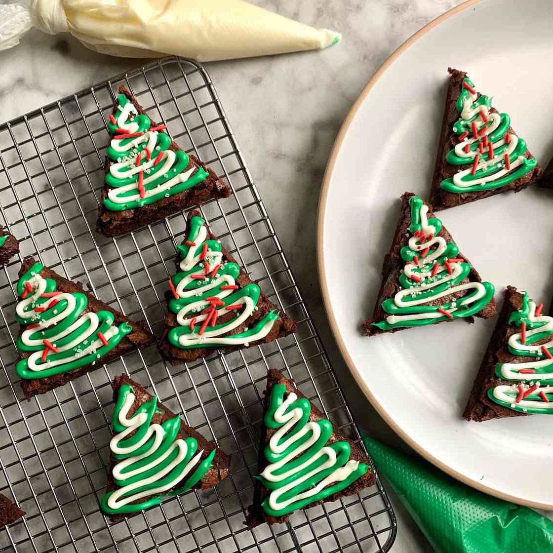 Christmas Tree Brownies