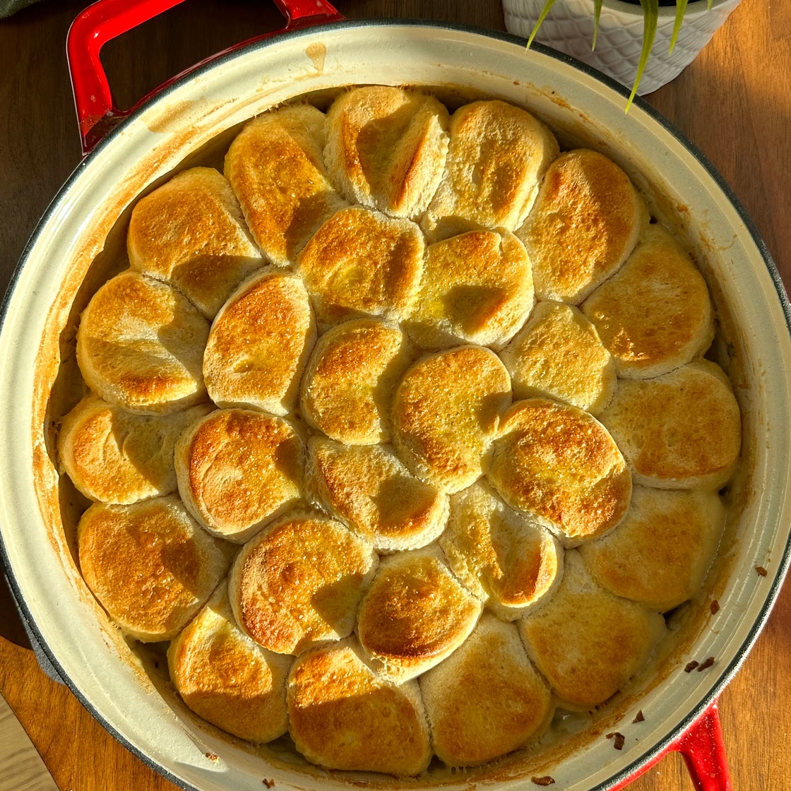 Dairy-free Biscuit Chicken Pot Pie