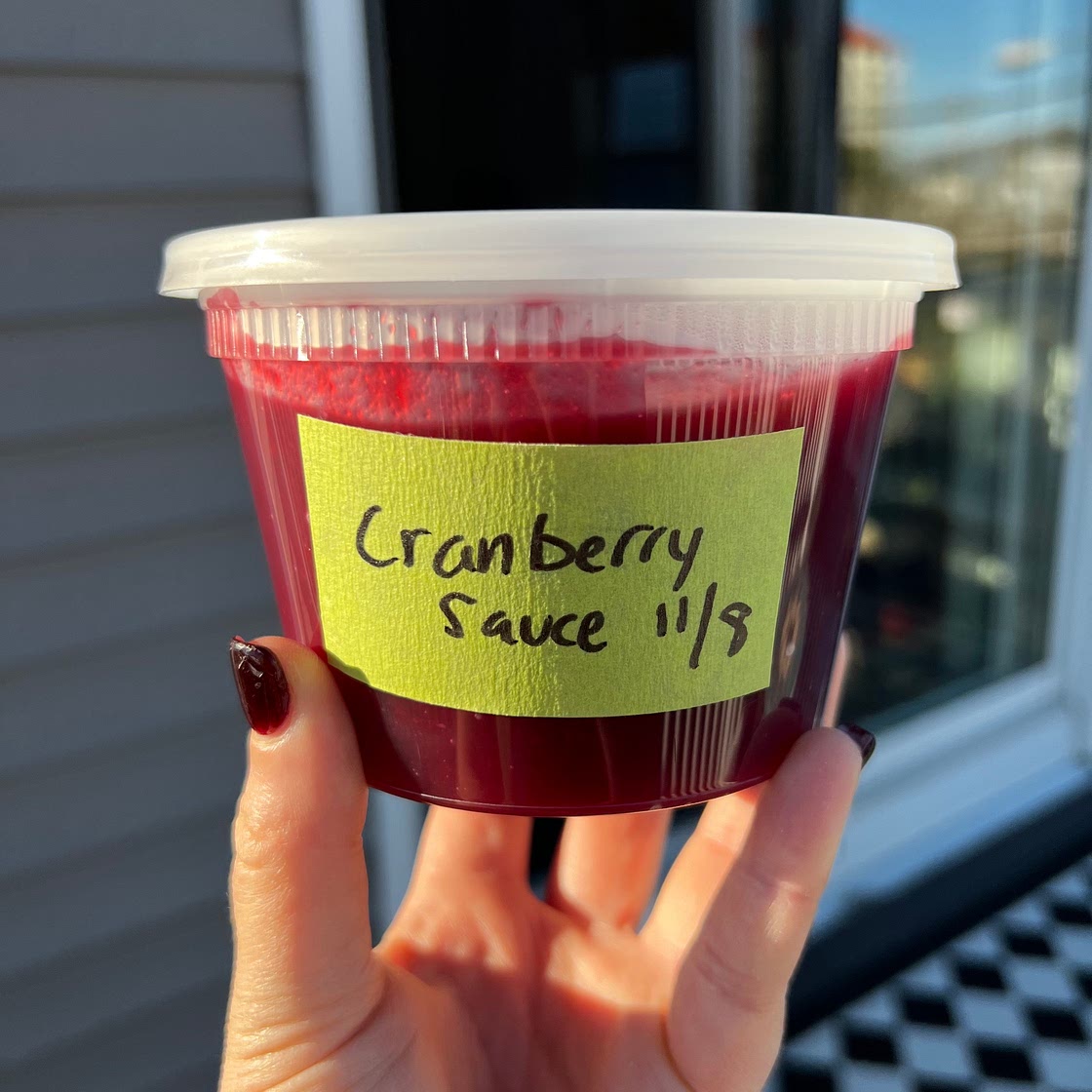 Miso Blood Orange Cranberry Sauce