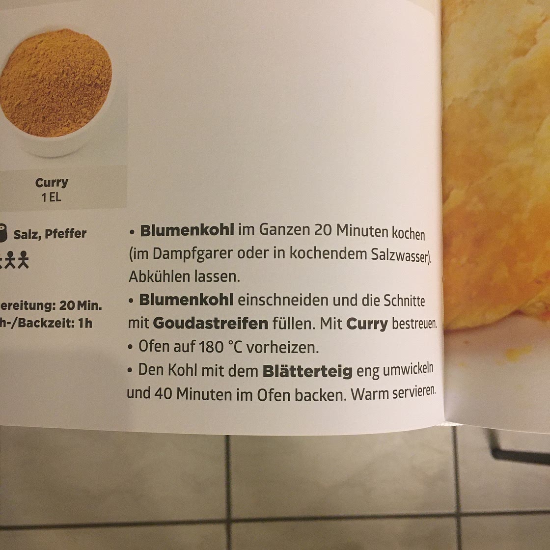 blumenkohl im curry-mantel
