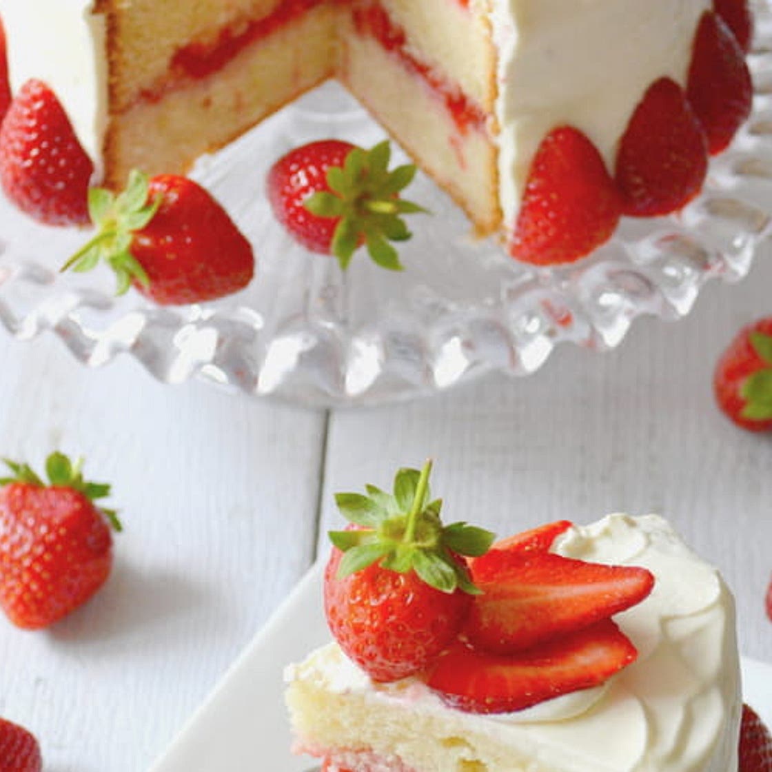 Layer cake fraises & citron