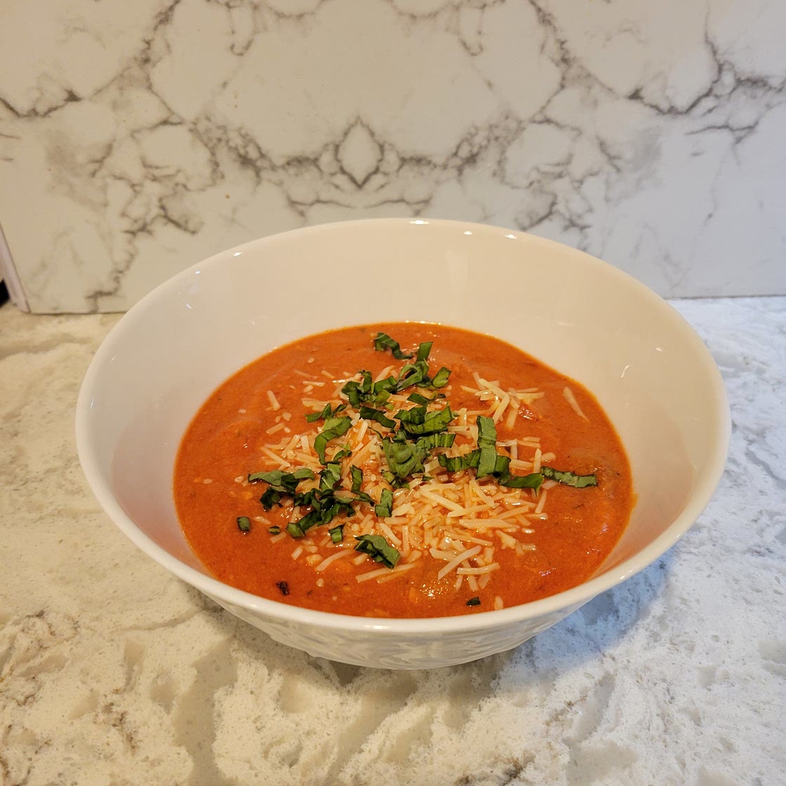 Rotisserie Chicken tomato bisque