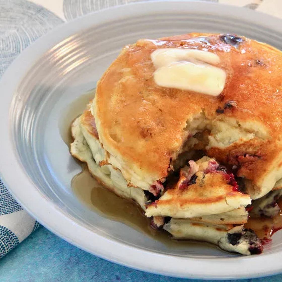 Lemon Blueberry Pancakes