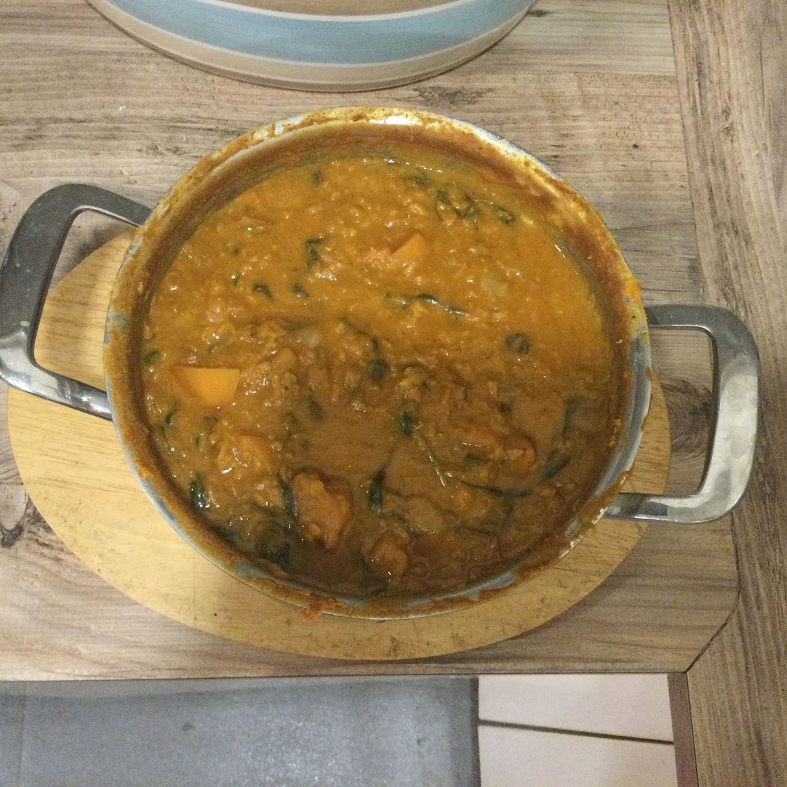 Sweet Potato Coconut Dahl