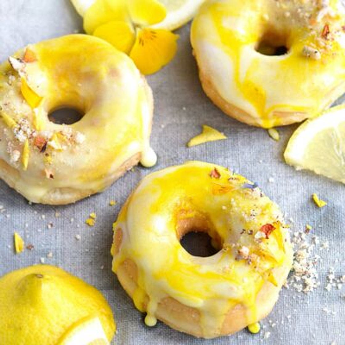 Donuts citron noisette